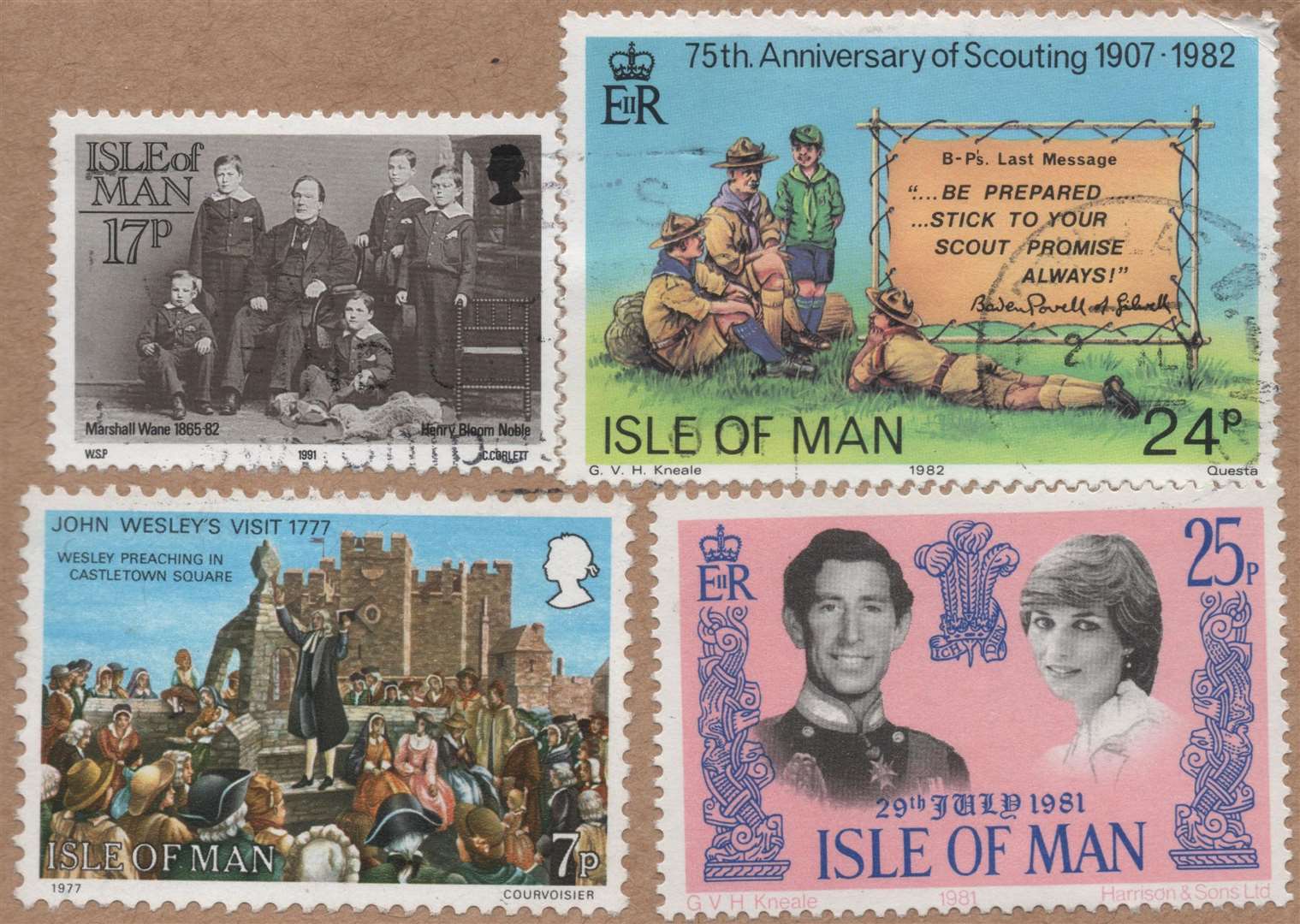 Commemorative first day covers could be purchased at post offices.