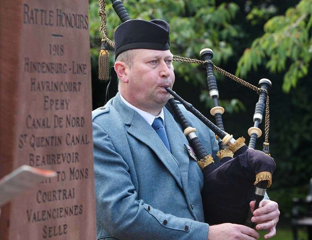 Pipe Major Scotty Taylor.