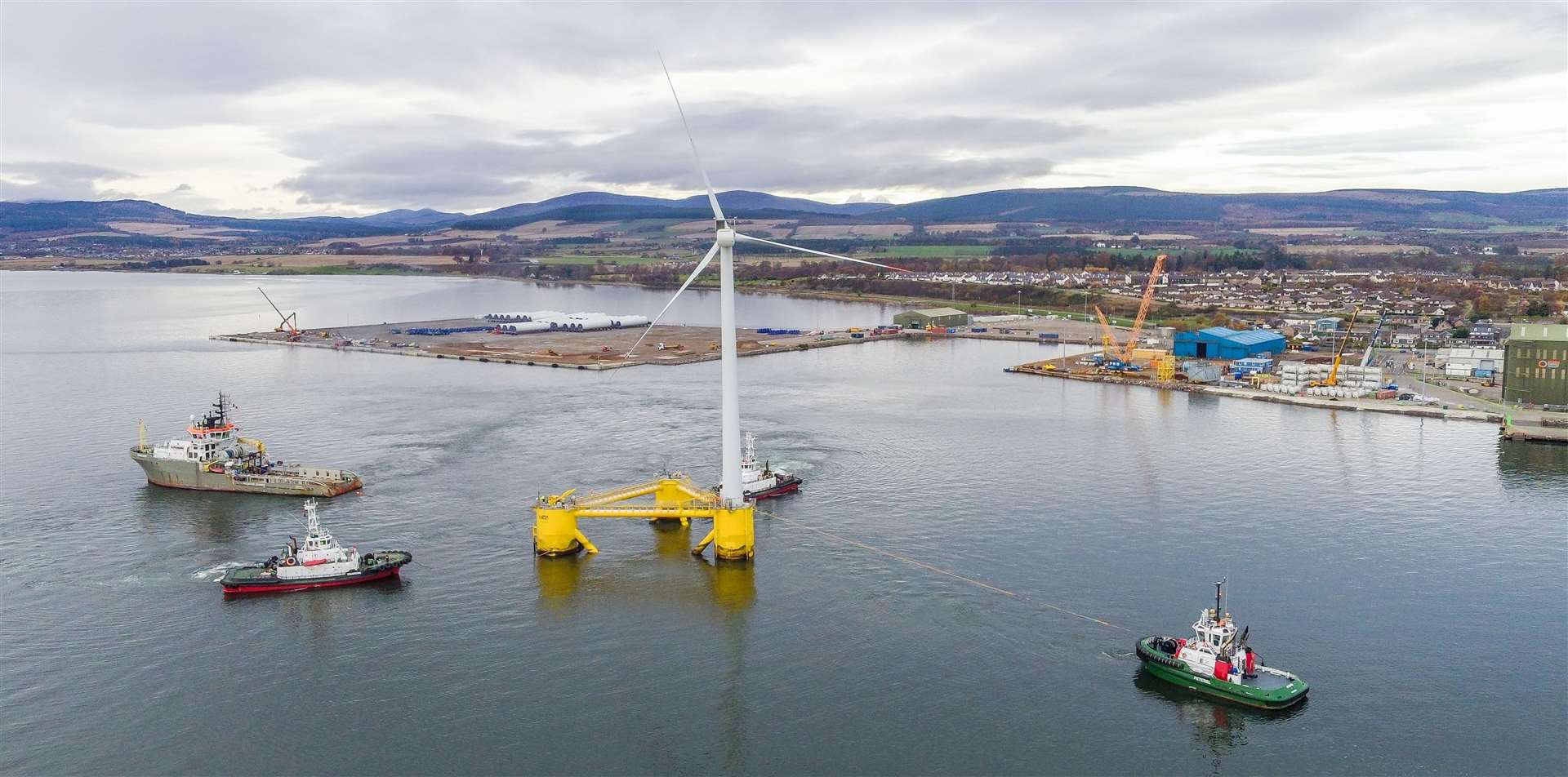 The Cromarty Firth could spearhead new wind power developments. Picture: Malcolm McCurrach