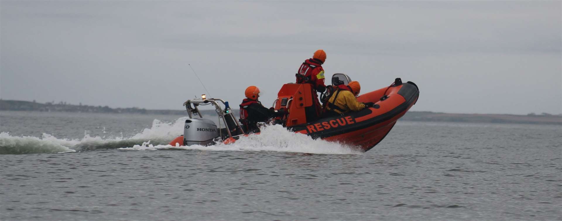 The ESRA lifeboat on a call-out.