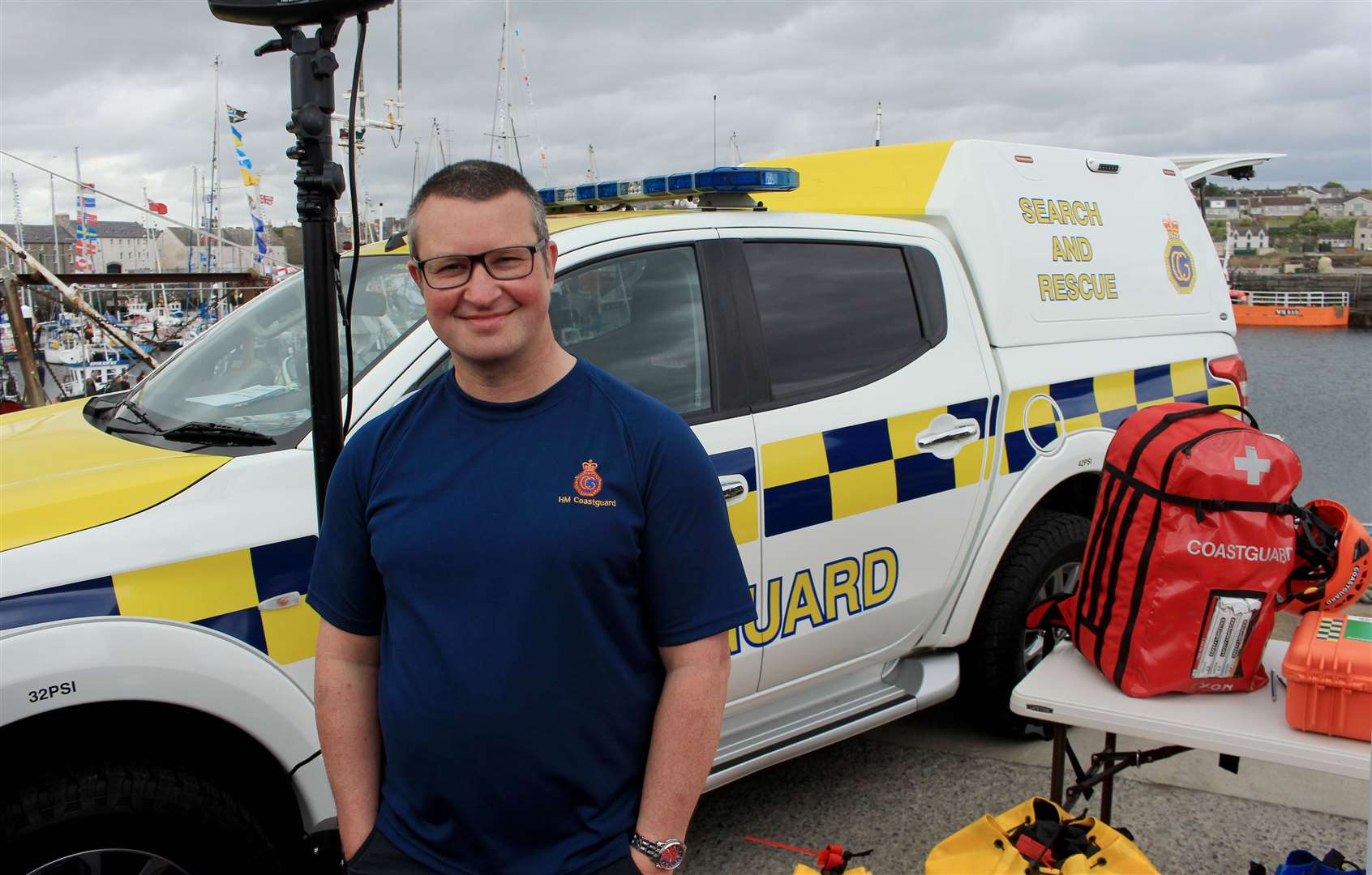 HM Coastguard volunteer Sanders MacDonald. Picture: Alan Hendry