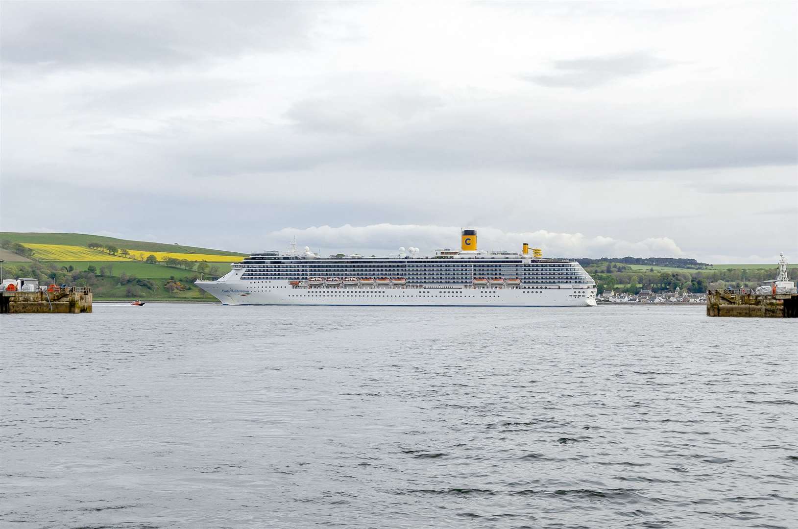 MV Costa Mediterranea visiting the Cromarty Firth in 2019. Image by: Malcolm McCurrach | © Malcolm McCurrach 2019 New Wave Images UK.