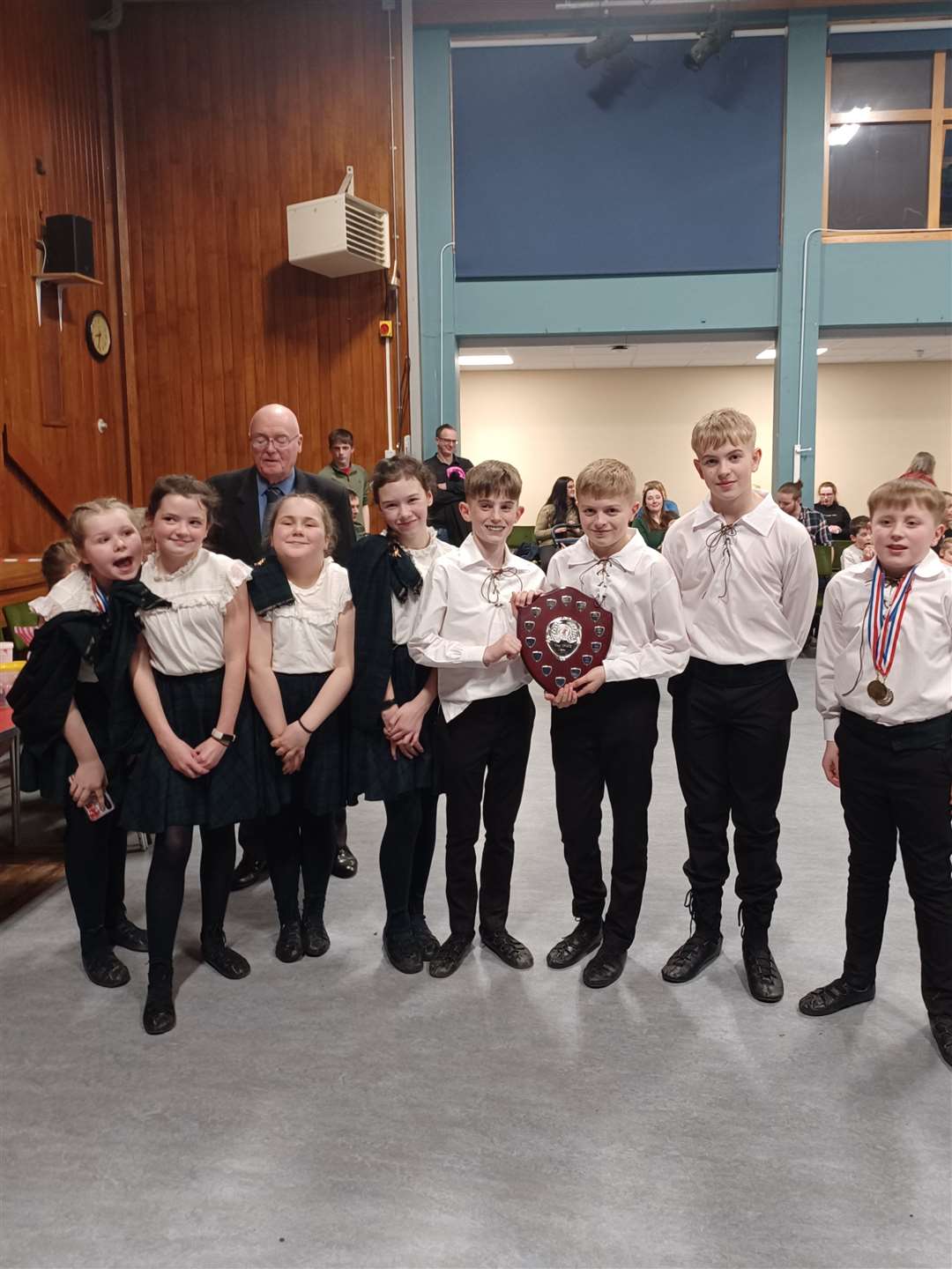 Lairg Primary School won the Small Schools trophy.