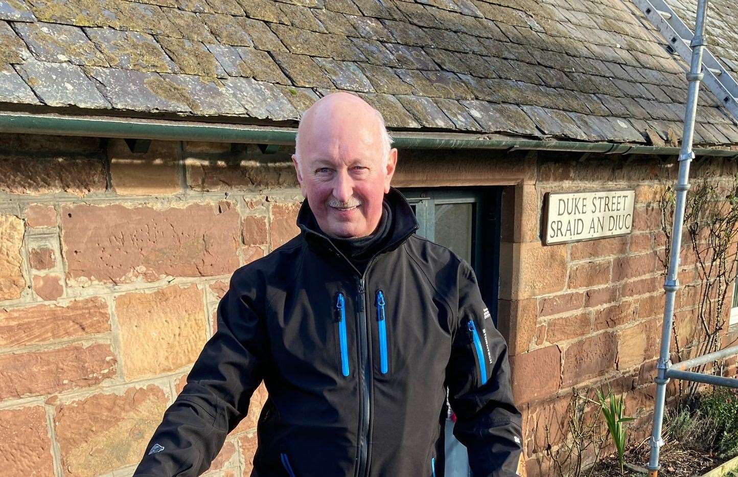 Former Golspie community councillor Iain Miller has spearheaded the path project.