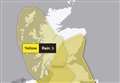 Met Office issues a yellow weather warning - warns of transport disruption and flooding