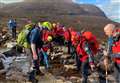 Assynt Mountain Rescue Team go to aid of injured walker on Cul Beag in Coigach