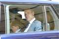George, Charlotte and Louis join the King for coronation rehearsal