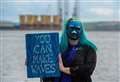 PICTURES: Activists from Extinction Rebellion protest in Invergordon against fossil fuels