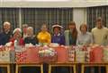 Bags of Christmas treats from Rotary