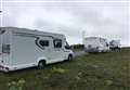 Site provided at Golspie for motorhomes to park up overnight 