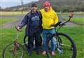 Easter Ross NC500 unicyclist has wheely great meeting with another hardy soul in Tongue