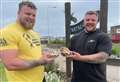 World's Strongest Man Tom Stoltman, from Invergordon, presented with quaich from Highland Council to mark his incredible achievements 