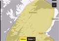 Yellow weather warning for heavy snow across parts of the Highlands