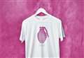 Far north glass studio's fundraising 'pink hand grenade' T-shirts for women's aid 