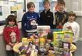Farr Primary School's reverse advent calendar gives boost to foodbank