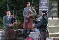 Father and sons pay piping tribute to mark St Valery anniversary