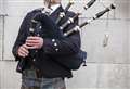 Golspie's VE Day call-out for lone pipers