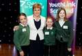 Pupils ask question of First Minister