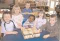 LOOKING BACK: Nursery children at Lairg take part in a Bookstart initiative