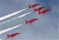 Brora photographer captures stunning image of Red Arrows over Tain