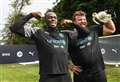 WATCH: World's Strongest Man Tom Stoltman lines up with sprint legend Usain Bolt ahead of Soccer Aid charity match