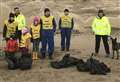 Beach cleaners get bags of help at Coldbackie