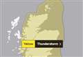 Yellow weather warnings for West Sutherland tomorrow