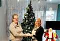 Christmas gift from Dornoch Hub to Caithness and Sutherland Women's Aid