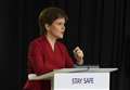 Upbeat message from Nicola Sturgeon but she urges caution as well