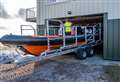 PICTURES: New lifeboat funded by Anders Holch Povlsen arrives in Dornoch