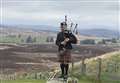 Sutherland pipers in tune for VE Day