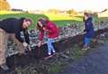 Villagers at Reay turn derelict verge into fruit and flower garden