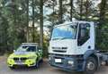Police truck in phone driving crackdown