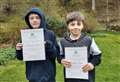 Achievement of Sutherland youngsters who raised £1054 for Golspie Heritage Society is recognised
