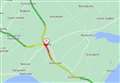 Collision affects A9 at Tore on Black Isle
