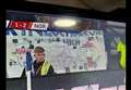 Kinlochbervie pupils thrilled to have school's famous sheep banner shown on live TV during Hampden match