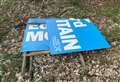 Political signs vandalised across the Highlands 
