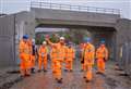 WATCH: A9 dualling Tomatin to Moy: Lynebeg rail bridge works complete
