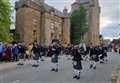WATCH: Triumphant return for Sutherland pipe band after two year absence