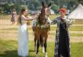 PICTURES: Bride arrives on horseback for Highland wedding