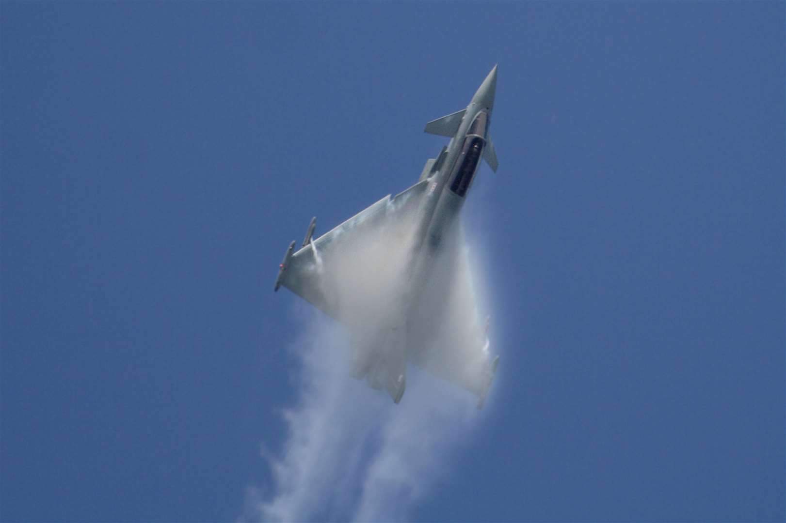 The training exercise involved a RAF Typhoon Fighter aircraft