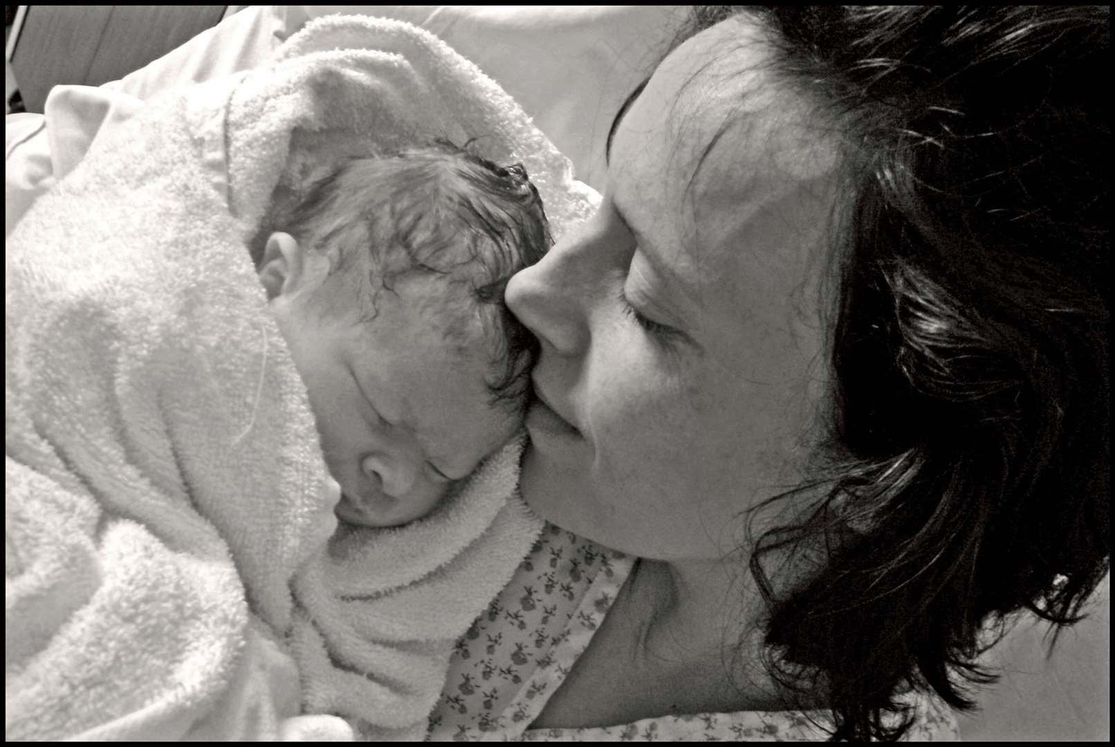 Rhiannon Davies with her daughter Kate Stanton Davies who died shortly after birth in 2009 (Richard Stanton/PA)