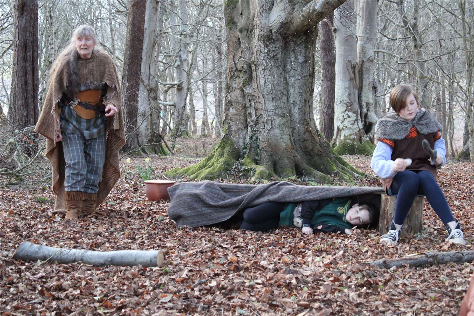 Young Curators Club members brought to life tales of a band of Iron Age warriors.