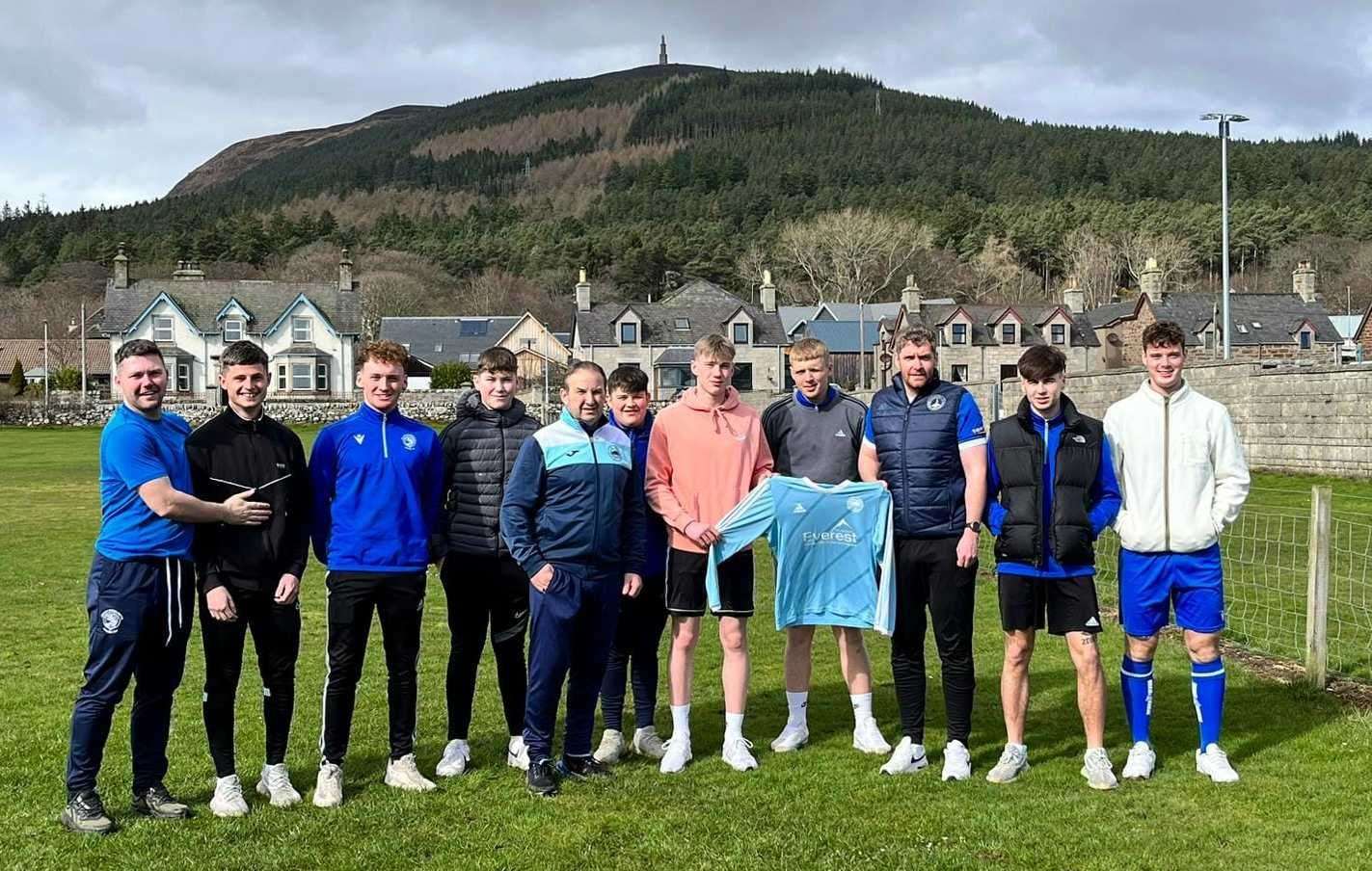 Golspie Stafford unveiling their new strip for the season back in March.