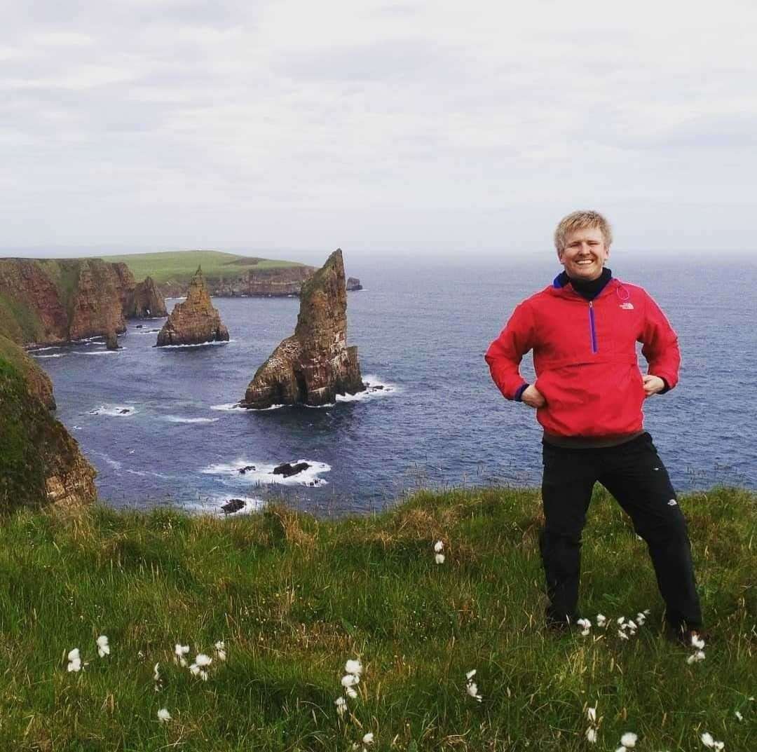 Kenneth McElroy is the manager for the John O'Groats Trail.