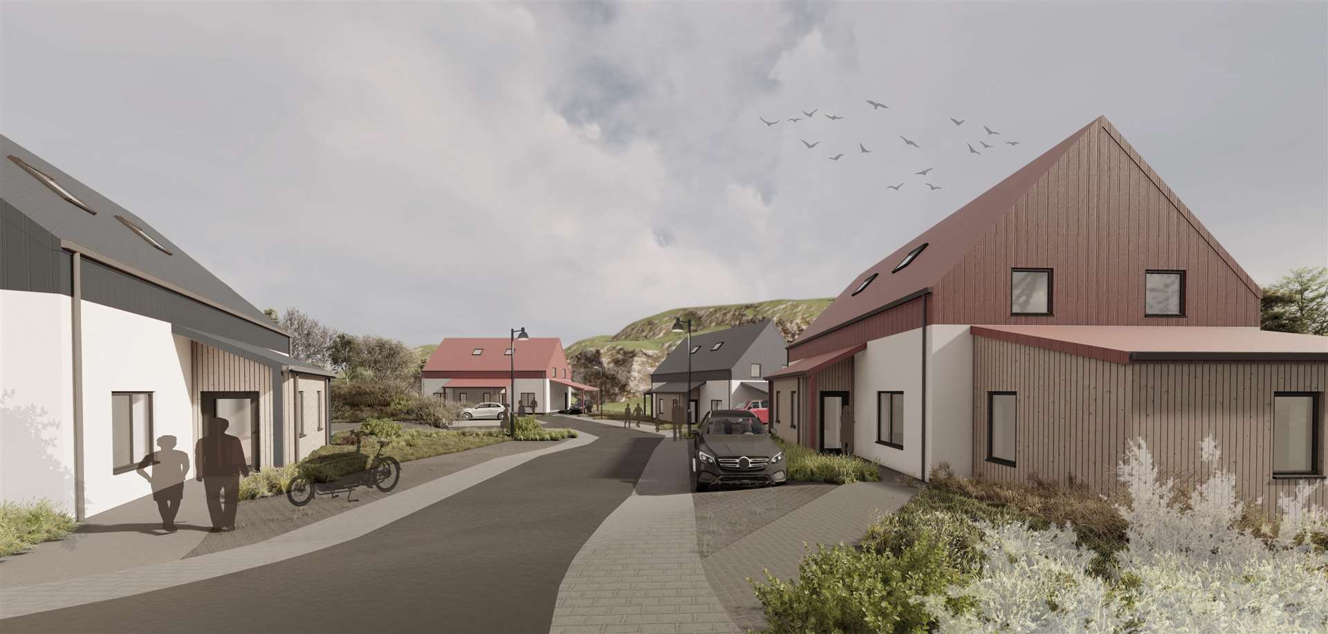 Site A will be used to build eight of the ten new homes in the first phase. Photo: Oberlanders Architects