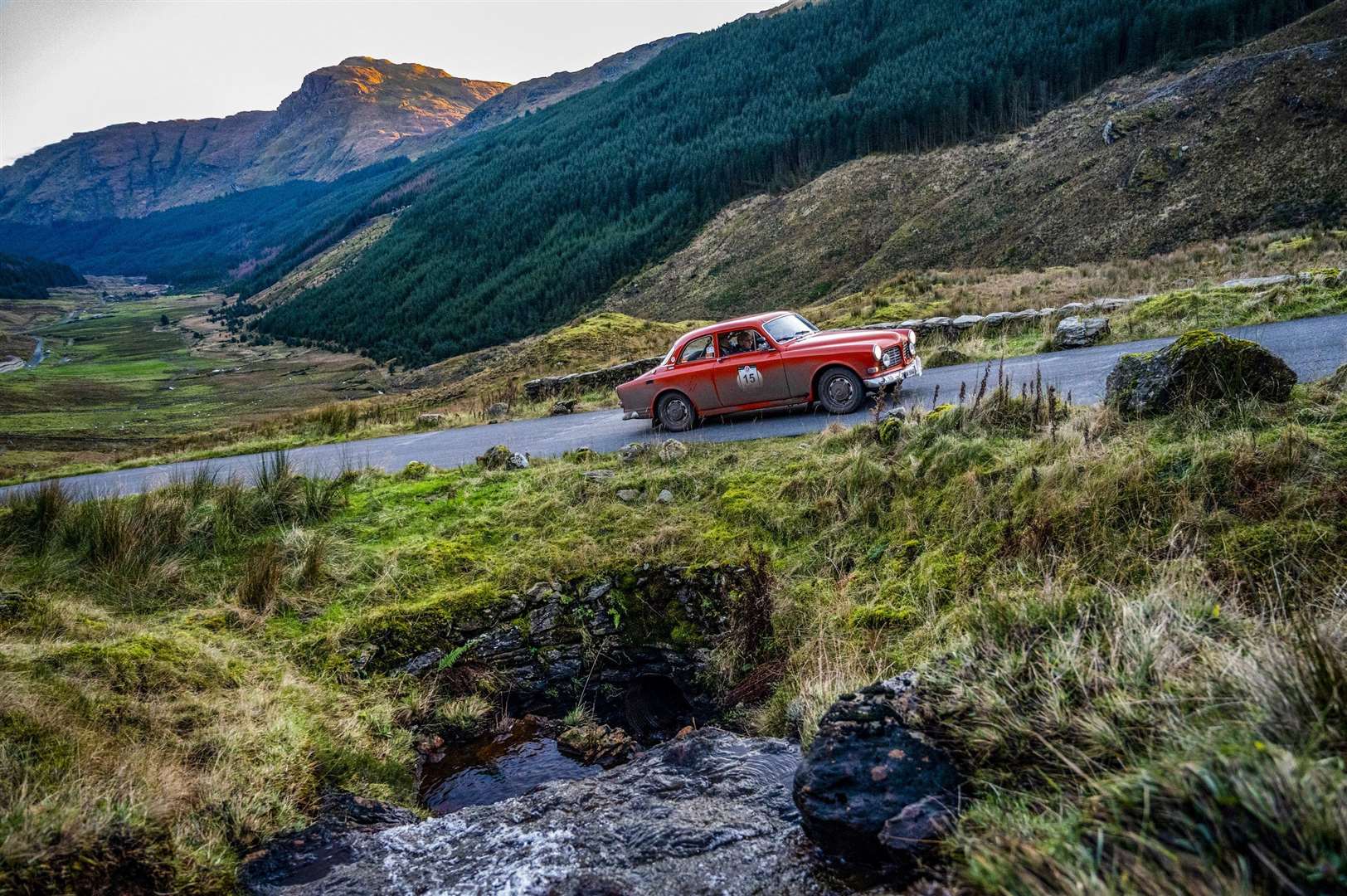 The cars travelled through some of the most beautiful parts of the country on their Lejog trip. Picture: Francesco & Roberta Rastrelli/Blue passion Photo.