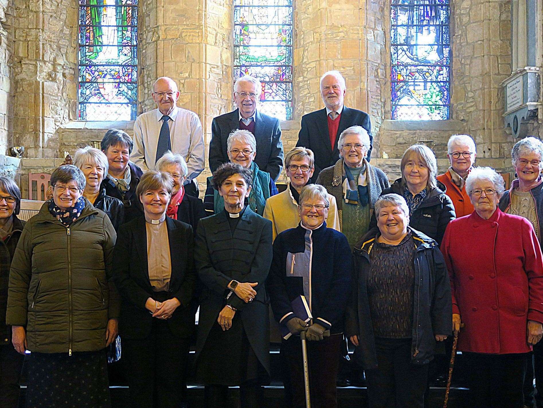 Members of the Kirk Session of Dornoch Firth Church of Scotland.