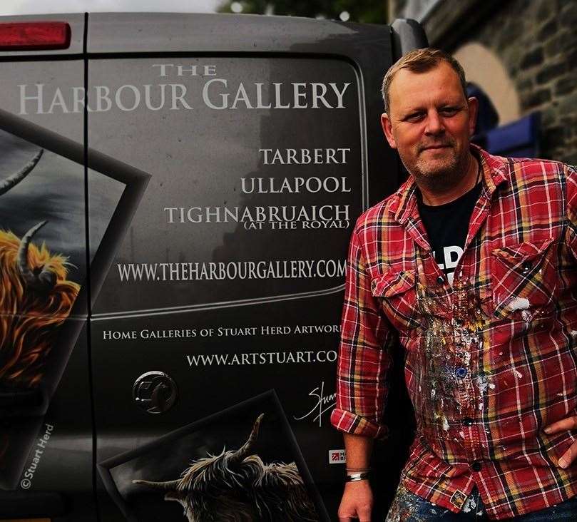 Stuart Herd of The Harbour Gallery, Ullapool.