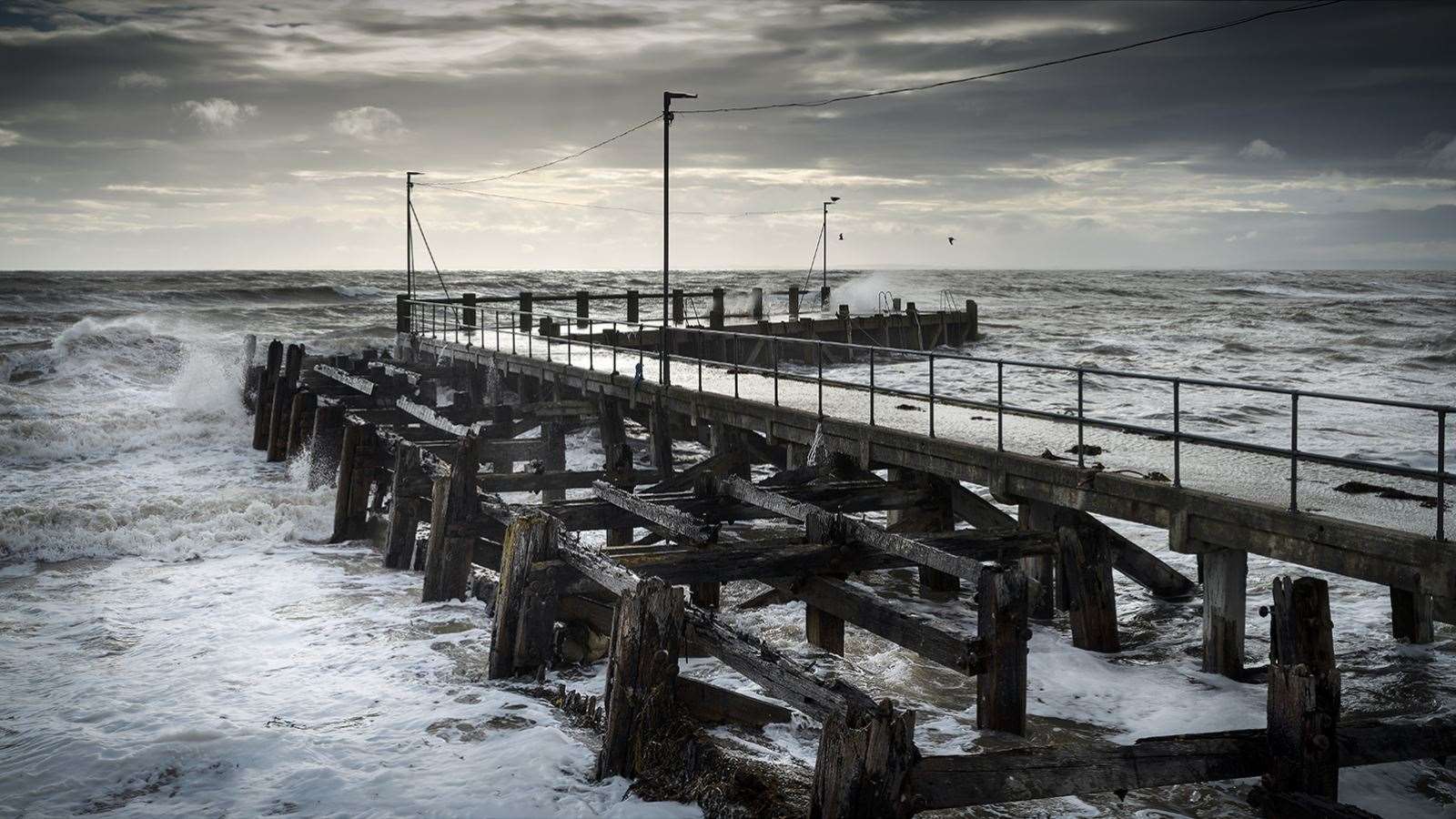 In the colour class Martin Ross came fourth with a stormy scene of his local Golspie pier.